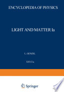 Light and Matter Ia / Licht und Materie Ia [E-Book] /
