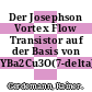 Der Josephson Vortex Flow Transistor auf der Basis von YBa2Cu3O(7-delta) Korngrenzenkontakten.