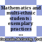 Mathematics and multi-ethnic students : exemplary practices [E-Book] /