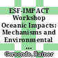 ESF-IMPACT Workshop Oceanic Impacts: Mechanisms and Environmental Perturbations : April 15 - April 17, 1999, Alfred Wegener Institute for Polar and Marine Research, Bremerhaven, Germany : abstracts /