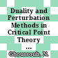Duality and Perturbation Methods in Critical Point Theory [E-Book] /