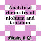 Analytical chemistry of niobium and tantalum