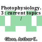 Photophysiology. 3 : current topics /