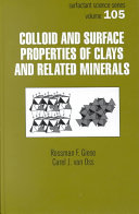 Colloid and surface properties of clays and related materials /