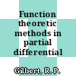 Function theoretic methods in partial differential equations.