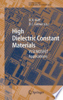 High Dielectric Constant Materials [E-Book] : VLSI MOSFET Applications /
