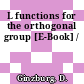 L functions for the orthogonal group [E-Book] /