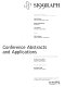 [Computer graphics. Conference abstracts and applications : SIGGRAPH 1999 conference proceedings, August 8-13, 1999 Los Angeles, California] /