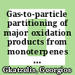 Gas-to-particle partitioning of major oxidation products from monoterpenes and real plant emissions /