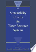 Sustainability criteria for water resource systems /