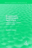 Environment, development, agriculture : integrated policy through human ecology [E-Book] /