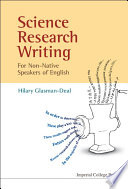 Science research writing : for non-native speakers of English /