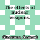 The effects of nuclear weapons.