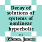 Decay of solutions of systems of nonlinear hyperbolic conservation laws [E-Book] /