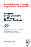 Fortschritte der Chemie Organischer Naturstoffe / Progress in the Chemistry of Organic Natural Products 29 [E-Book] /