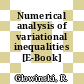 Numerical analysis of variational inequalities [E-Book] /