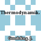 Thermodynamik.