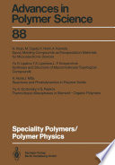 Speciality Polymers/Polymer Physics [E-Book] /