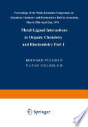 Metal-Ligand Interactions in Organic Chemistry and Biochemistry [E-Book] : Part 1 /