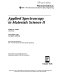 Applied spectroscopy in materials science 0002: proceedings : Los-Angeles, CA, 20.01.92-22.01.92.