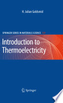 Introduction to thermoelectricity [E-Book] /
