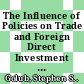 The Influence of Policies on Trade and Foreign Direct Investment [E-Book] /
