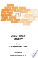 Alloy Phase Stability [E-Book] /