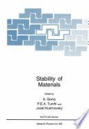 Stability of Materials [E-Book] /