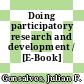 Doing participatory research and development / [E-Book]