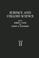 Surface and colloid science. 11 : Experimental methods.