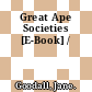 Great Ape Societies [E-Book] /