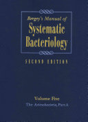 Bergey's manual of systematic bacteriology . 5 . The actinobacteria . A /