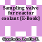Sampling valve for reactor coolant [E-Book]