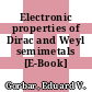 Electronic properties of Dirac and Weyl semimetals [E-Book] /