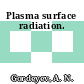 Plasma surface radiation.