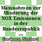 Massnahmen zur Minderung der NOX Emissionen in der Bundesrepublik Deutschland 1985 - 1998 /