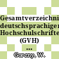 Gesamtverzeichnis deutschsprachiger Hochschulschriften (GVH) 19, 1966-1980. Schas - Schp.