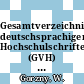 Gesamtverzeichnis deutschsprachiger Hochschulschriften (GVH) 21, 1966-1980. Soe - Te.
