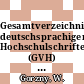 Gesamtverzeichnis deutschsprachiger Hochschulschriften (GVH) 23, 1966-1980. Wa - Wilz.