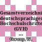 Gesamtverzeichnis deutschsprachiger Hochschulschriften (GVH) 3, 1966-1980. Bo - Bz.