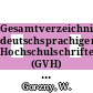 Gesamtverzeichnis deutschsprachiger Hochschulschriften (GVH) 4, 1966-1980. Ca - Dz.