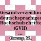 Gesamtverzeichnis deutschsprachiger Hochschulschriften (GVH) 7, 1966-1980. Gi - Gz.