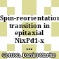 Spin-reorientation transition in epitaxial NixPd1-x fims on Cu(001) : a microscopic analysis [E-Book] /
