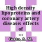 High density lipoproteins and coronary artery disease: effects of diet, exercise, and pharmacologic intervention: symposium.