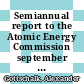 Semiannual report to the Atomic Energy Commission september 1968 : [E-Book]