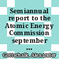 Semiannual report to the Atomic Energy Commission september 1971 : [E-Book]