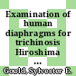 Examination of human diaphragms for trichinosis Hiroshima and Nagasaki [E-Book]