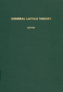 General lattice theory [E-Book] /