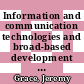 Information and communication technologies and broad-based development : partial review of the evidence [E-Book] /