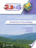 Proceedings of the 1st International Conference on 3D Materials Science [E-Book] /